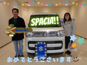 ✦スペーシア　ご納車です!!✦